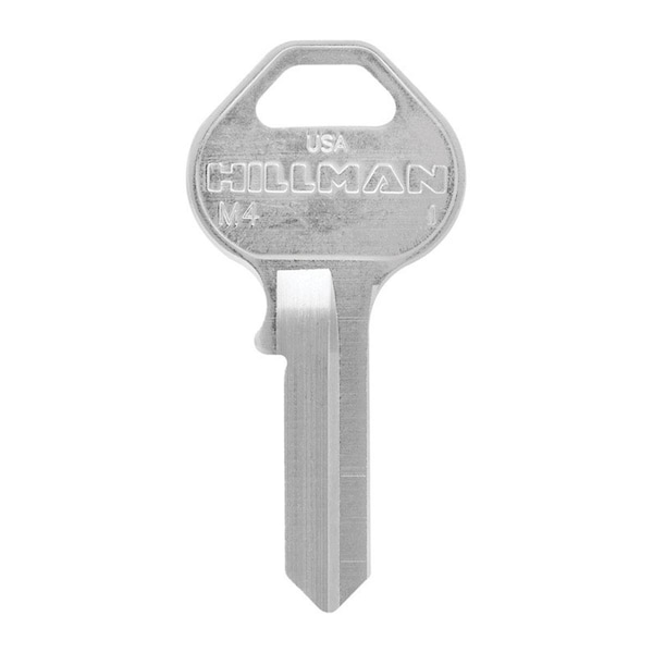 Hillman Padlock M4-Single Sided Universal Key Blank, Assorted - Pack of 10 5937511 - main